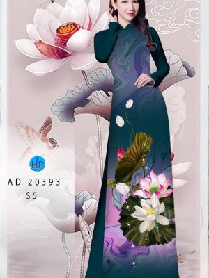 Vải Áo Dài Hoa Sen kiểu mới AD 20393 25 1613618334 966 Vai Ao Dai Hoa Sen kieu moi AD 20393