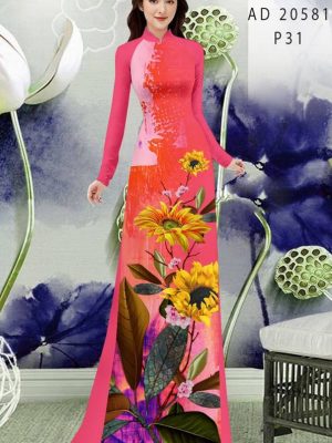 1613618832 891 Vai Ao Dai Hoa Huong Duong kieu moi AD 20581