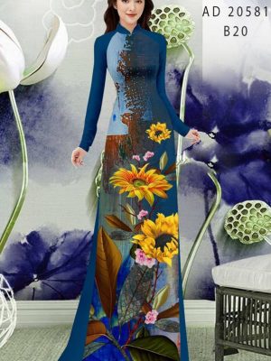 1613618834 325 Vai Ao Dai Hoa Huong Duong kieu moi AD 20581