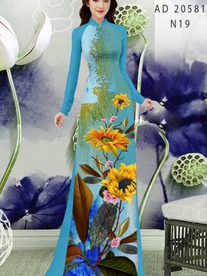 1613618834 503 Vai Ao Dai Hoa Huong Duong kieu moi AD 20581