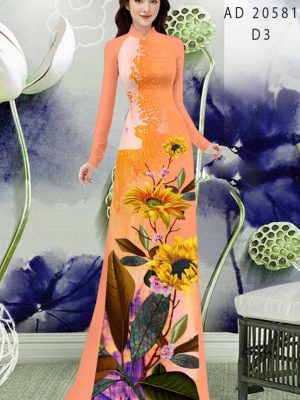 1613618834 697 Vai Ao Dai Hoa Huong Duong kieu moi AD 20581