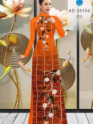 Vải Áo Dài Hoa Hồng kiểu mới AD 20506 23 1613619128 20 Vai Ao Dai Hoa Hong kieu moi AD 20506