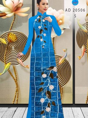 Vải Áo Dài Hoa Hồng kiểu mới AD 20506 25 1613619128 213 Vai Ao Dai Hoa Hong kieu moi AD 20506