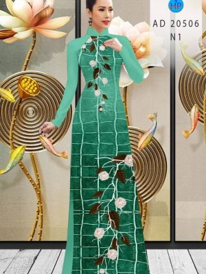 Vải Áo Dài Hoa Hồng kiểu mới AD 20506 24 1613619128 451 Vai Ao Dai Hoa Hong kieu moi AD 20506