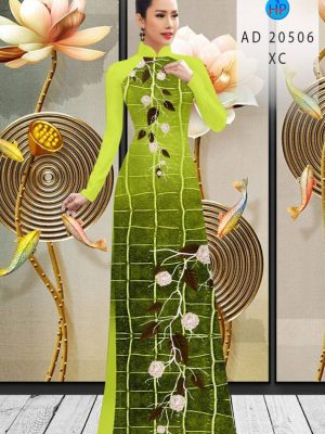 Vải Áo Dài Hoa Hồng kiểu mới AD 20506 34 1613619130 584 Vai Ao Dai Hoa Hong kieu moi AD 20506