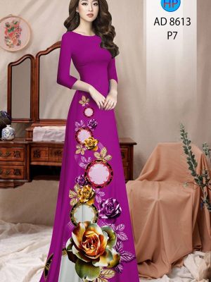 Vải Áo Dài Hoa Hồng thiết kế 2021 AD 8613 24 1613619370 168 Vai Ao Dai Hoa Hong thiet ke 2021 AD 8613