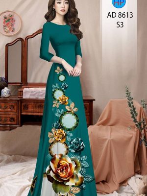 Vải Áo Dài Hoa Hồng thiết kế 2021 AD 8613 27 1613619371 163 Vai Ao Dai Hoa Hong thiet ke 2021 AD 8613