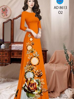 Vải Áo Dài Hoa Hồng thiết kế 2021 AD 8613 28 1613619371 290 Vai Ao Dai Hoa Hong thiet ke 2021 AD 8613