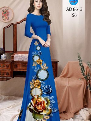 Vải Áo Dài Hoa Hồng thiết kế 2021 AD 8613 26 1613619371 611 Vai Ao Dai Hoa Hong thiet ke 2021 AD 8613