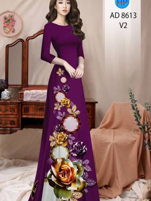 Vải Áo Dài Hoa Hồng thiết kế 2021 AD 8613 32 1613619372 271 Vai Ao Dai Hoa Hong thiet ke 2021 AD 8613