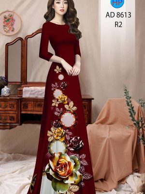 Vải Áo Dài Hoa Hồng thiết kế 2021 AD 8613 31 1613619372 794 Vai Ao Dai Hoa Hong thiet ke 2021 AD 8613