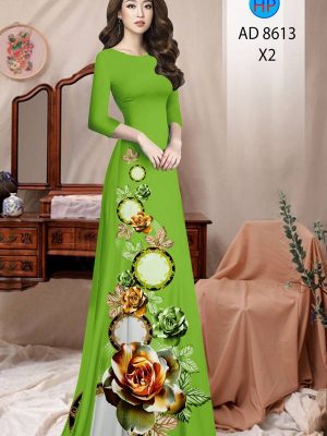 Vải Áo Dài Hoa Hồng thiết kế 2021 AD 8613 34 1613619373 172 Vai Ao Dai Hoa Hong thiet ke 2021 AD 8613