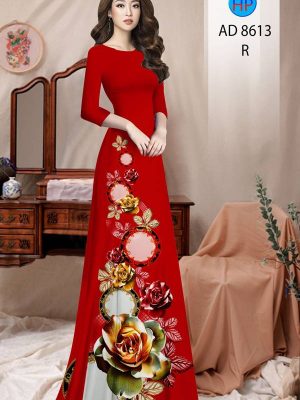 Vải Áo Dài Hoa Hồng thiết kế 2021 AD 8613 35 1613619373 597 Vai Ao Dai Hoa Hong thiet ke 2021 AD 8613