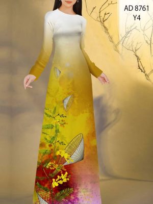 Vải Áo Dài Hình Nón Lá kiểu mới AD 8761 22 1613620009 272 Vai Ao Dai Hinh Non La kieu moi AD 8761
