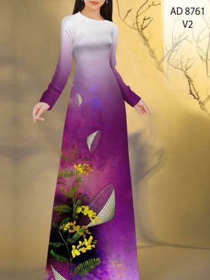 Vải Áo Dài Hình Nón Lá kiểu mới AD 8761 27 1613620010 60 Vai Ao Dai Hinh Non La kieu moi AD 8761