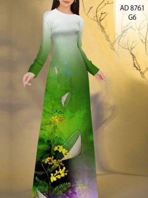 Vải Áo Dài Hình Nón Lá kiểu mới AD 8761 25 1613620010 616 Vai Ao Dai Hinh Non La kieu moi AD 8761