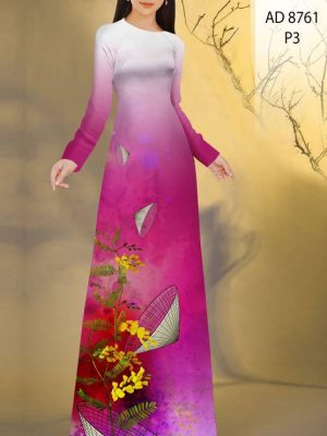 Vải Áo Dài Hình Nón Lá kiểu mới AD 8761 30 1613620011 600 Vai Ao Dai Hinh Non La kieu moi AD 8761
