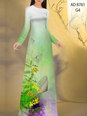 Vải Áo Dài Hình Nón Lá kiểu mới AD 8761 31 1613620011 65 Vai Ao Dai Hinh Non La kieu moi AD 8761