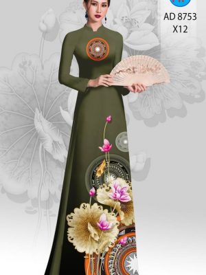 Vải Áo Dài Hoa Sen Và Trống Đồng kiểu mới AD 8753 22 1613620458 313 Vai Ao Dai Hoa Sen Va Trong Dong kieu moi