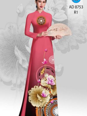 Vải Áo Dài Hoa Sen Và Trống Đồng kiểu mới AD 8753 23 1613620458 951 Vai Ao Dai Hoa Sen Va Trong Dong kieu moi