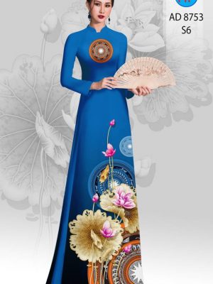 Vải Áo Dài Hoa Sen Và Trống Đồng kiểu mới AD 8753 27 1613620459 118 Vai Ao Dai Hoa Sen Va Trong Dong kieu moi