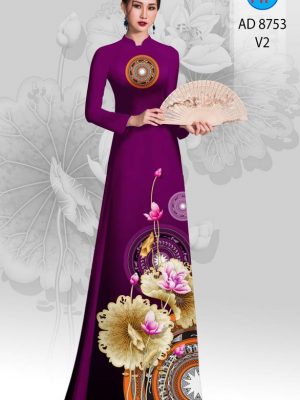 Vải Áo Dài Hoa Sen Và Trống Đồng kiểu mới AD 8753 31 1613620460 814 Vai Ao Dai Hoa Sen Va Trong Dong kieu moi