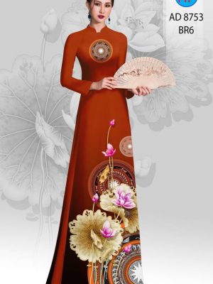 Vải Áo Dài Hoa Sen Và Trống Đồng kiểu mới AD 8753 33 1613620460 971 Vai Ao Dai Hoa Sen Va Trong Dong kieu moi