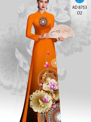 Vải Áo Dài Hoa Sen Và Trống Đồng kiểu mới AD 8753 35 1613620461 651 Vai Ao Dai Hoa Sen Va Trong Dong kieu moi