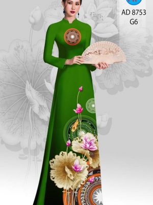 Vải Áo Dài Hoa Sen Và Trống Đồng kiểu mới AD 8753 34 1613620461 664 Vai Ao Dai Hoa Sen Va Trong Dong kieu moi