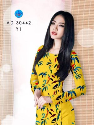 Vải Áo Dài Hình Lá mới ra AD 30442 21 1613621133 888 Vai Ao Dai Hinh La moi ra AD 30442