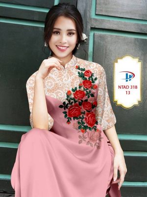 Vải Áo Dài Hoa Hồng mới ra AD NTAD318 38 1613709297 229 Vai Ao Dai Hoa Hong moi ra AD NTAD318