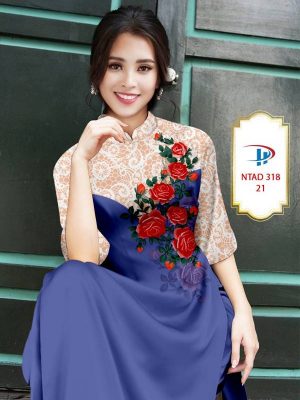 Vải Áo Dài Hoa Hồng mới ra AD NTAD318 46 1613709303 243 Vai Ao Dai Hoa Hong moi ra AD NTAD318