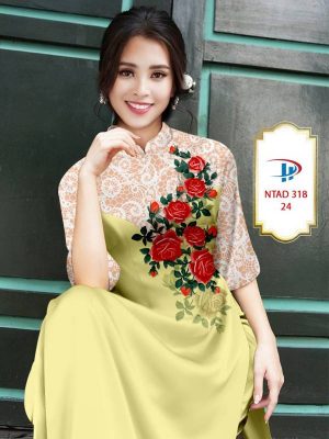 Vải Áo Dài Hoa Hồng mới ra AD NTAD318 49 1613709305 224 Vai Ao Dai Hoa Hong moi ra AD NTAD318