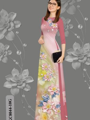 Vải Áo Dài Hoa In 3D kiểu mới AD KC8044 25 1613709451 218 Vai Ao Dai Hoa In 3D kieu moi AD KC8044