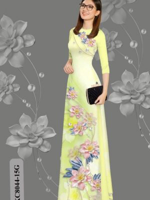 Vải Áo Dài Hoa In 3D kiểu mới AD KC8044 26 1613709451 43 Vai Ao Dai Hoa In 3D kieu moi AD KC8044