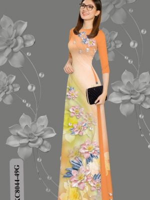 Vải Áo Dài Hoa In 3D kiểu mới AD KC8044 36 1613709453 752 Vai Ao Dai Hoa In 3D kieu moi AD KC8044