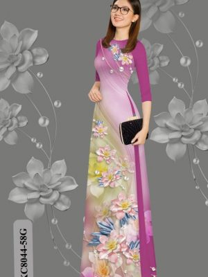 Vải Áo Dài Hoa In 3D kiểu mới AD KC8044 39 1613709454 394 Vai Ao Dai Hoa In 3D kieu moi AD KC8044