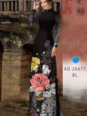 Vải Áo Dài Hoa Hồng mới ra AD 20677 21 1613709877 506 Vai Ao Dai Hoa Hong moi ra AD 20677