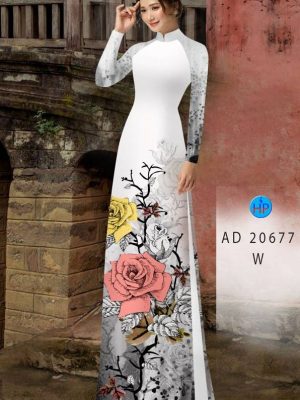 Vải Áo Dài Hoa Hồng mới ra AD 20677 22 1613709877 541 Vai Ao Dai Hoa Hong moi ra AD 20677