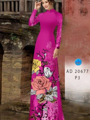 Vải Áo Dài Hoa Hồng mới ra AD 20677 23 1613709878 114 Vai Ao Dai Hoa Hong moi ra AD 20677