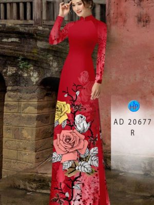 Vải Áo Dài Hoa Hồng mới ra AD 20677 30 1613709880 150 Vai Ao Dai Hoa Hong moi ra AD 20677