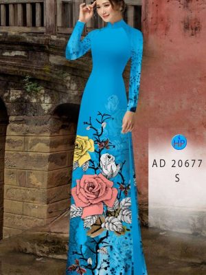 Vải Áo Dài Hoa Hồng mới ra AD 20677 31 1613709880 566 Vai Ao Dai Hoa Hong moi ra AD 20677