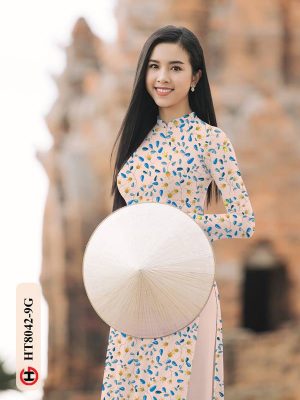 Vải Áo Dài Hoa Đều kiểu mới AD HT8042 21 1613710203 118 Vai Ao Dai Hoa Deu kieu moi AD HT8042