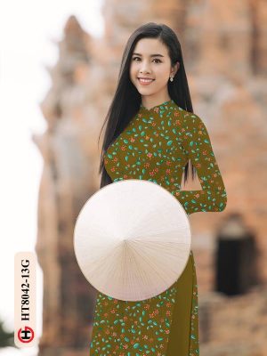 Vải Áo Dài Hoa Đều kiểu mới AD HT8042 23 1613710203 467 Vai Ao Dai Hoa Deu kieu moi AD HT8042