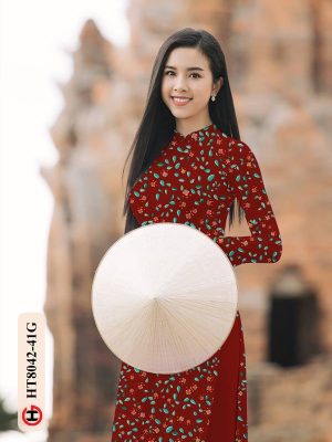 Vải Áo Dài Hoa Đều kiểu mới AD HT8042 28 1613710204 477 Vai Ao Dai Hoa Deu kieu moi AD HT8042