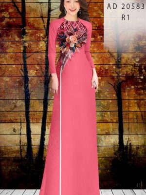 Vải Áo Dài Hoa Hồng kiểu mới AD 20583 23 1613711335 58 Vai Ao Dai Hoa Hong kieu moi AD 20583