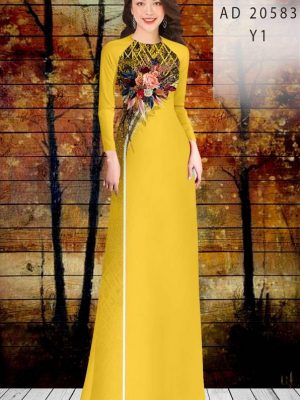 Vải Áo Dài Hoa Hồng kiểu mới AD 20583 29 1613711336 100 Vai Ao Dai Hoa Hong kieu moi AD 20583