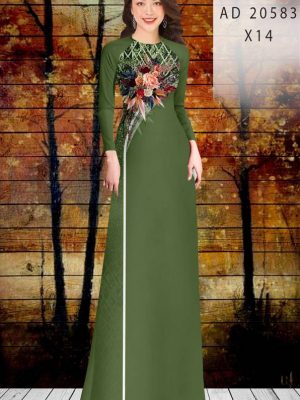 Vải Áo Dài Hoa Hồng kiểu mới AD 20583 26 1613711336 344 Vai Ao Dai Hoa Hong kieu moi AD 20583