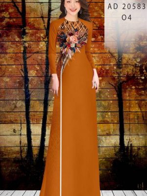 Vải Áo Dài Hoa Hồng kiểu mới AD 20583 24 1613711336 727 Vai Ao Dai Hoa Hong kieu moi AD 20583