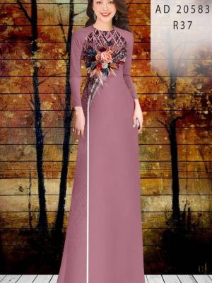 Vải Áo Dài Hoa Hồng kiểu mới AD 20583 32 1613711337 42 Vai Ao Dai Hoa Hong kieu moi AD 20583